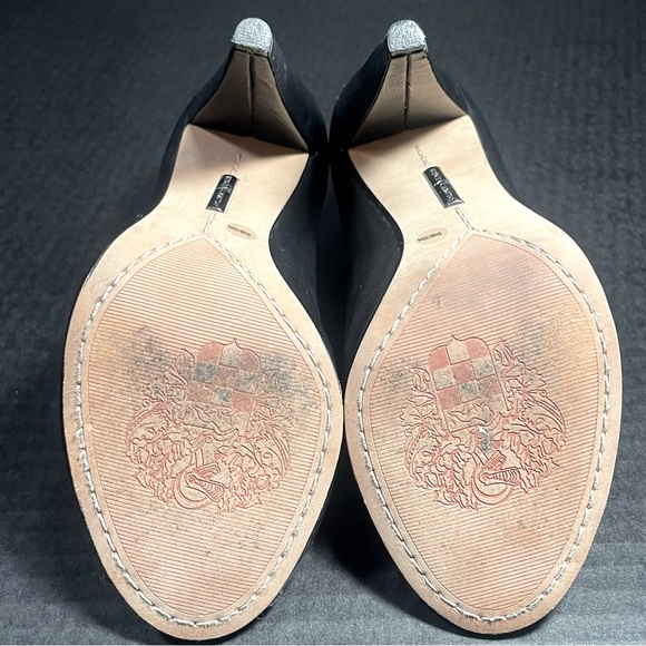 Gorgeous Vince Camuto Butter soft Black Nappa open toe bootie size 5.5M LIKE NEW - Picture 6 of 11